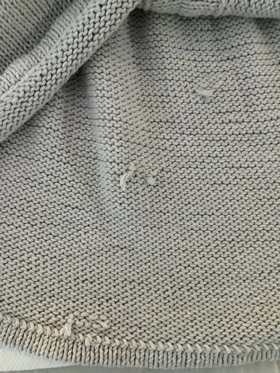 Hand Knit Cotton Shell Tee Top – Artisan Boho Coastal Beige - Picture 8 of 9